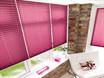 Pleated Blinds - creped-mauve